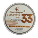 Gel UV / LED FSM Sculpting Gel de constructie, 15ml - 33 Milky Nude